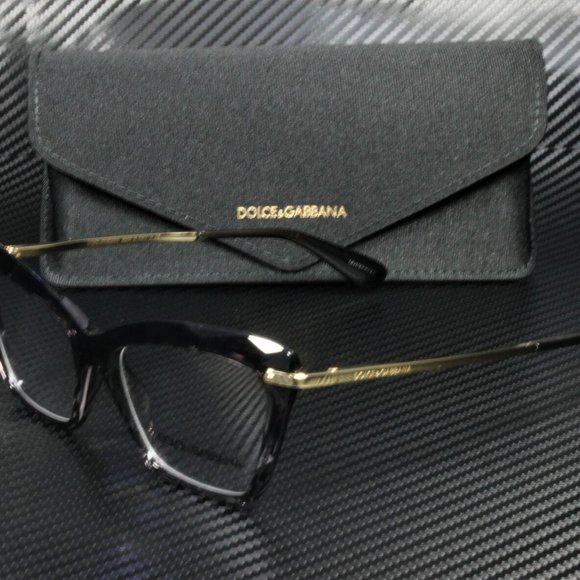 Ladies Dolce & Gabbana 53mm Transparent Eyeglasses - Picture 1 of 4